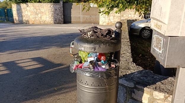 Pražnjenje koša u Sv. Antona
