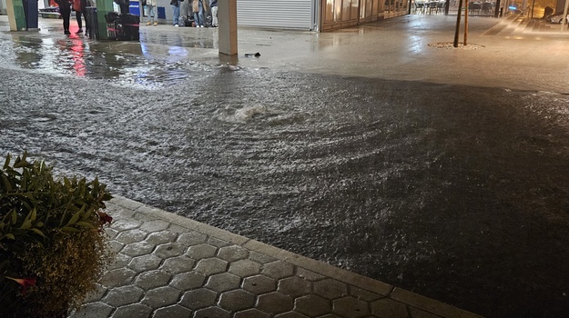 Poplava na kolodvoru Rovinj