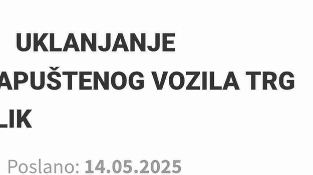 Ne riješen problem Trga Ulika