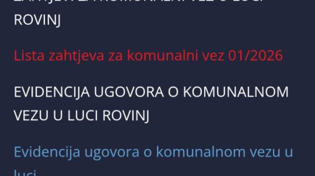 Upit za Lučku Upravu