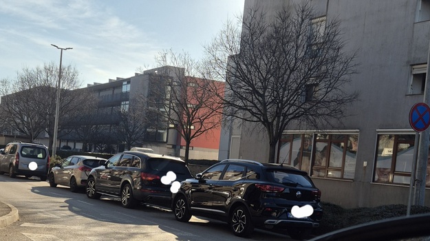 Nepropisno parkiranje u ulici Amorosa