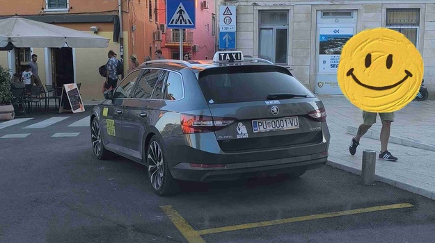 Bahato parkiranje taksista u zoni zabrane