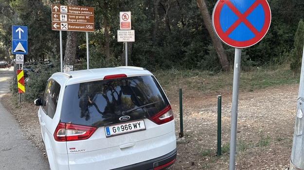 Zabrana parkiranja u Boriku