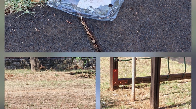 Park u Zagrebačkoj prepun smeća