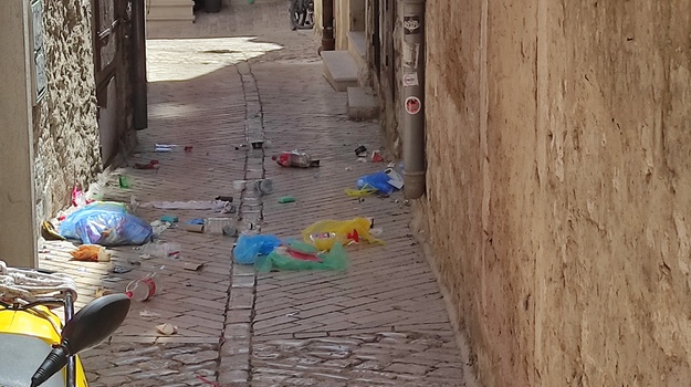 Smeće na početku Savičentske