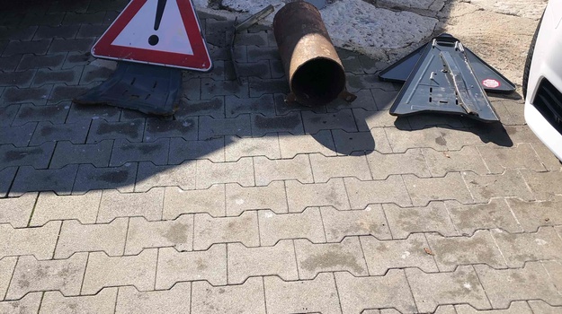 Hitna sanacija opasnog stupa