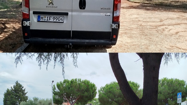 Neovlašteno parkiranje u dvorištu.