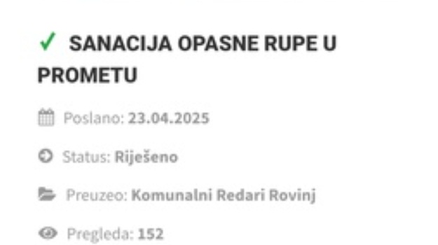 Opasna prometna rupa na raskrižju